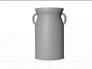 Metallic milk jug 3D Model