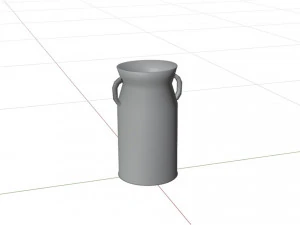 Metallic milk jug 3D Model