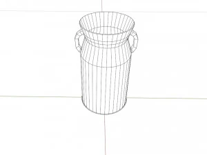 Metallic milk jug 3D Model