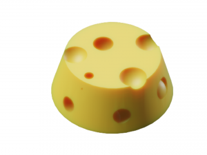Swiss Cheese 3D Model