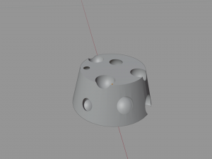 Swiss Cheese 3D Model
