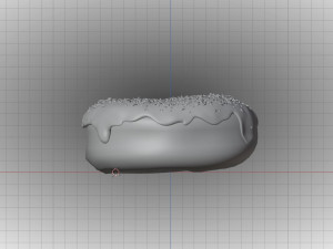 Vanilla donut material only Modello 3D