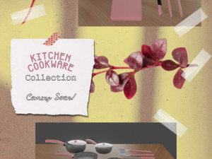 Kitchen Cookware Set 3D Model