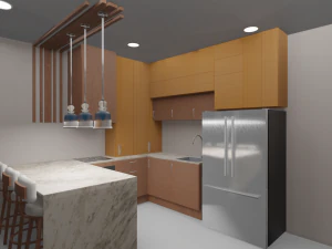 Small Kitchen 3D Model