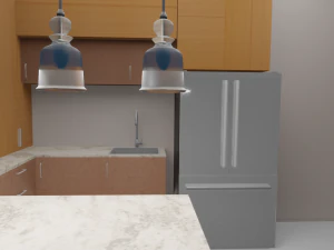 Small Kitchen 3D Model