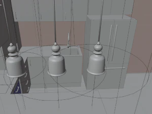 Small Kitchen 3D Model