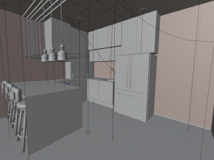 Small Kitchen Modèle 3D