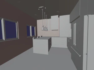 Small Kitchen 3D Model