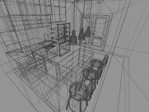 Small Kitchen Modèle 3D
