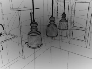 Small Kitchen 3D Model