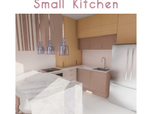 Small Kitchen 3D Model