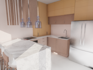 Small Kitchen Modèle 3D