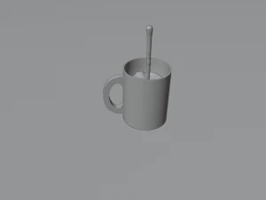 Honduran Semitas and Coffee 3D Model