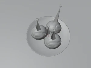 Honduran Semitas and Coffee 3D Model