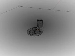 Honduran Semitas and Coffee 3D Model