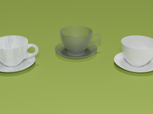 Cup and Plate 3D Модель