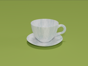 Cup and Plate 3D Модель