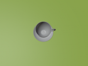 Cup and Plate 3D Модель