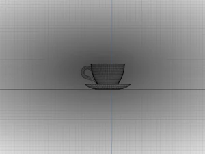 Cup and Plate 3D Model