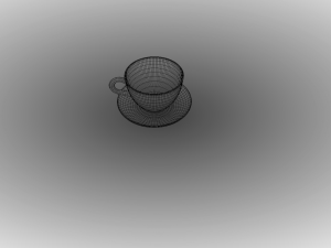 Cup and Plate 3D Модель