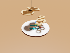 Honduran Tustacas and Rosquillas 3D 모델