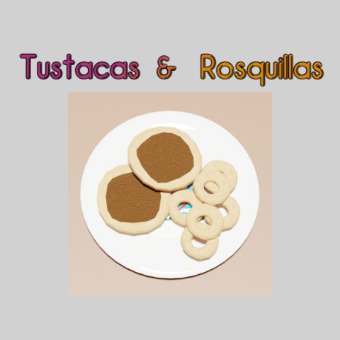 Honduran Tustacas and Rosquillas 3D 모델 .c4d .max .obj .3ds .fbx .stl .blend 