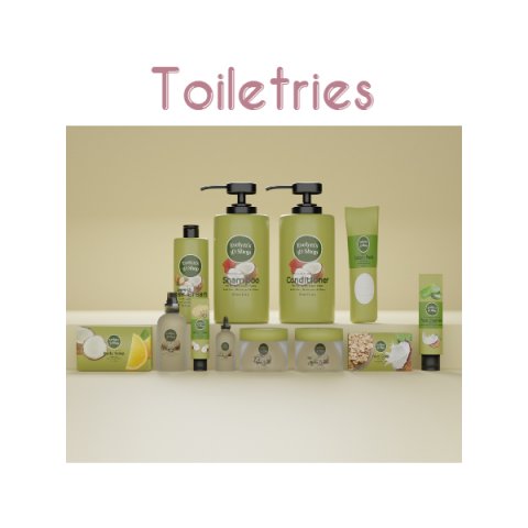 Beauty Care Products - Toiletries Modelo 3D .c4d .max .obj .3ds .fbx .stl .blend 