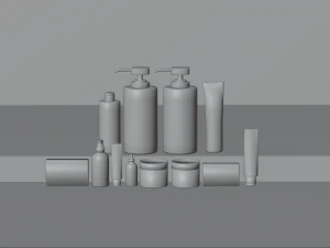 Produtos de beleza - Artigos de higiene pessoal Modelo 3D