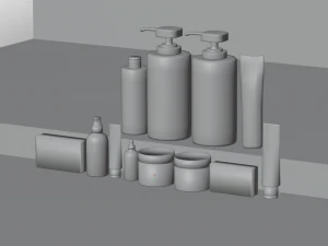 Produtos de beleza - Artigos de higiene pessoal Modelo 3D