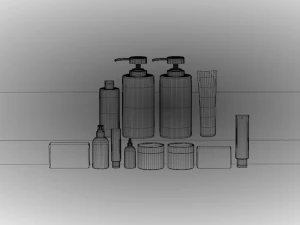 Produtos de beleza - Artigos de higiene pessoal Modelo 3D