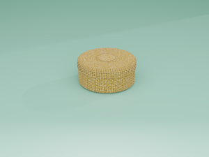 Wicker Baskets Set 3D Модель