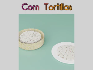 Tortillas di mais dell'Honduras Modello 3D