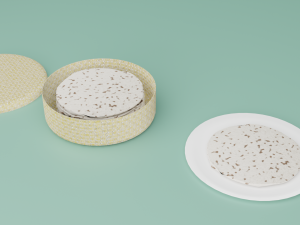Honduran Corn Tortillas 3D-Modell