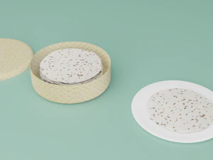 Honduran Corn Tortillas 3D Model