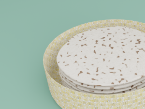 Honduran Corn Tortillas 3D-Modell
