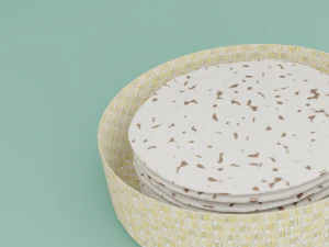 Honduran Corn Tortillas 3D Model