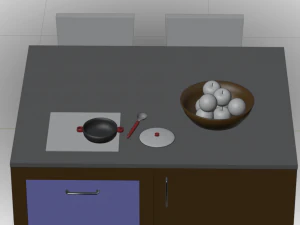 Cozinha de boneca Modelo 3D