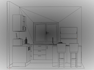 Doll Kitchen Modello 3D