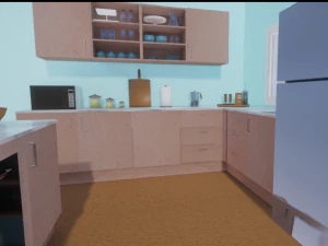 Cozinha de boneca Modelo 3D