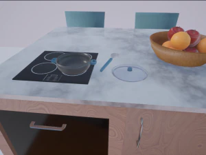 Cozinha de boneca Modelo 3D