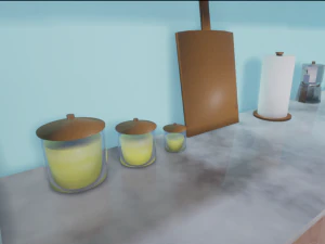 Cozinha de boneca Modelo 3D