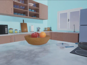 Cozinha de boneca Modelo 3D