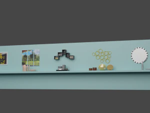 Living Room Decor 3D Model