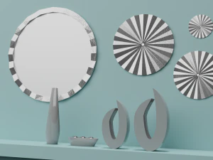 Living Room Decor 3D Model