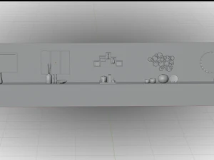 Living Room Decor 3D Model