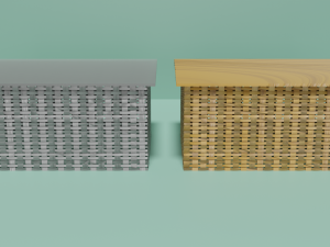 Wicker Tables Set 3D-Modell