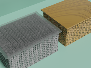 Wicker Tables Set 3D-Modell