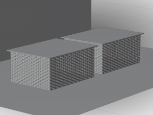 Wicker Tables Set 3D-Modell
