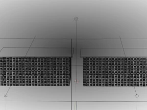 Wicker Tables Set 3D Model