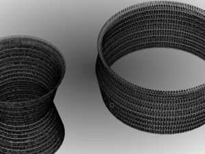 Wicker Tables Set 3D-Modell